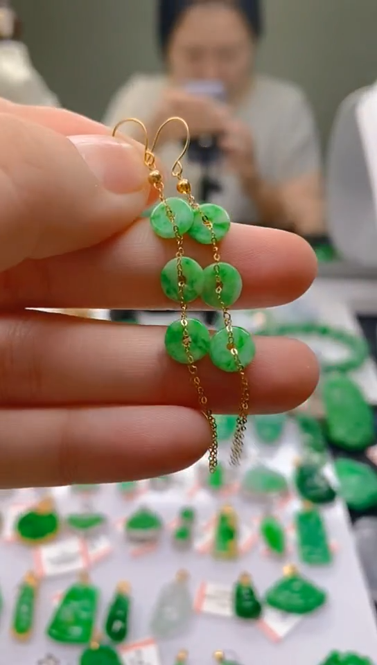 【闪购商品】翡翠颈饰18K金镶嵌新号开播，全场乱卖