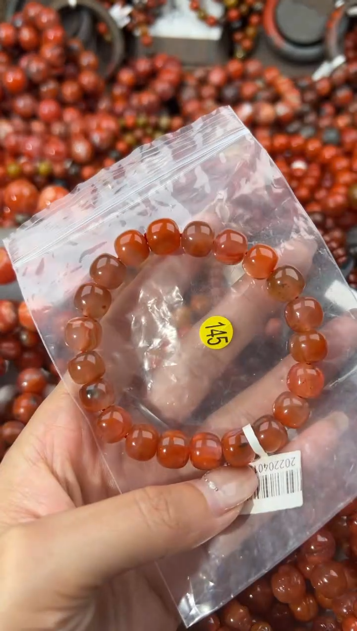 未镶嵌手串南红玛瑙10+