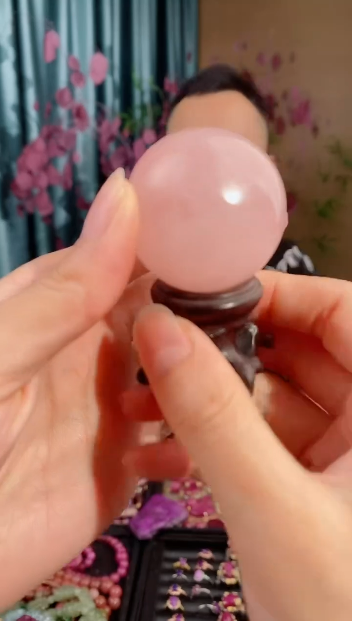 摆件未镶嵌水晶196粉晶