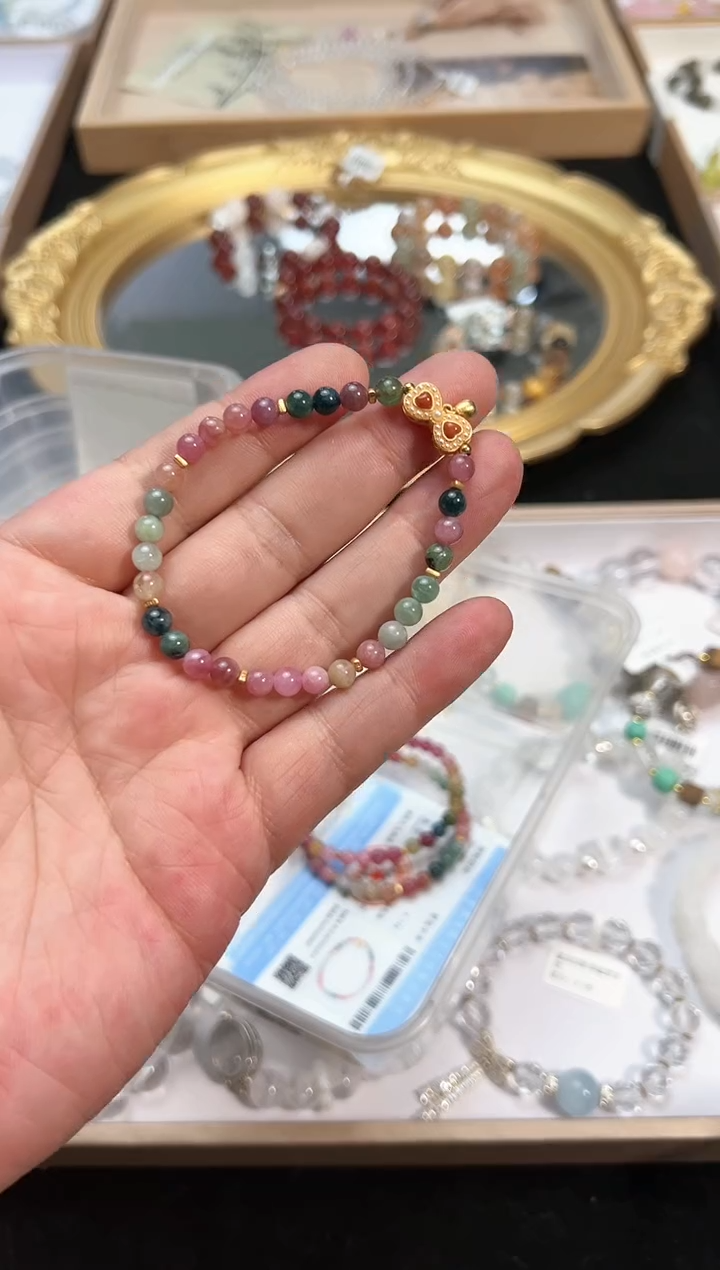 【闪购商品】水晶手链银S925镶嵌颜色微差多样性发货发其一