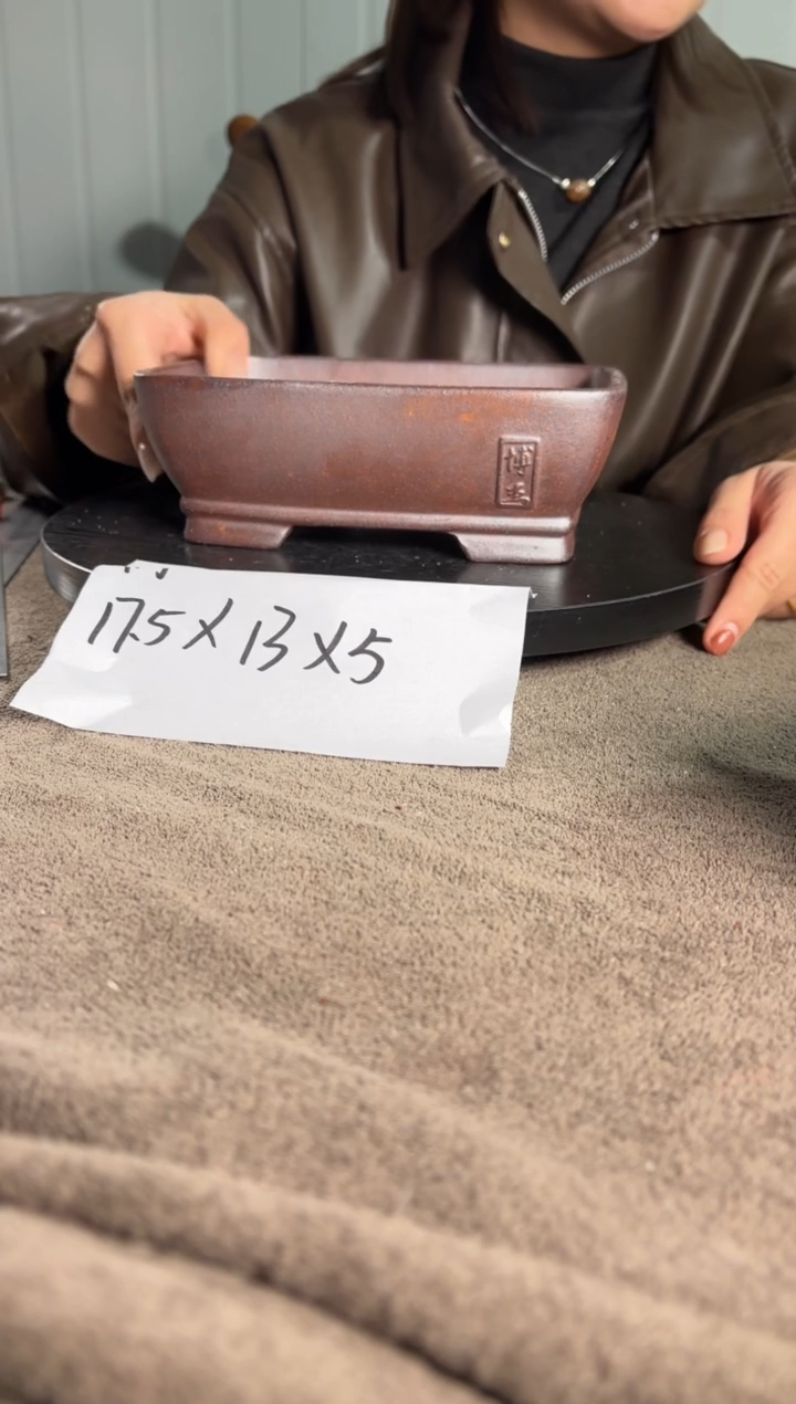 宜兴紫砂花盆小盆