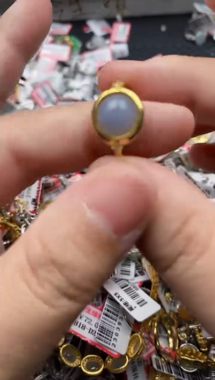 【闪购商品】翡翠戒指银S925镶嵌444444--6