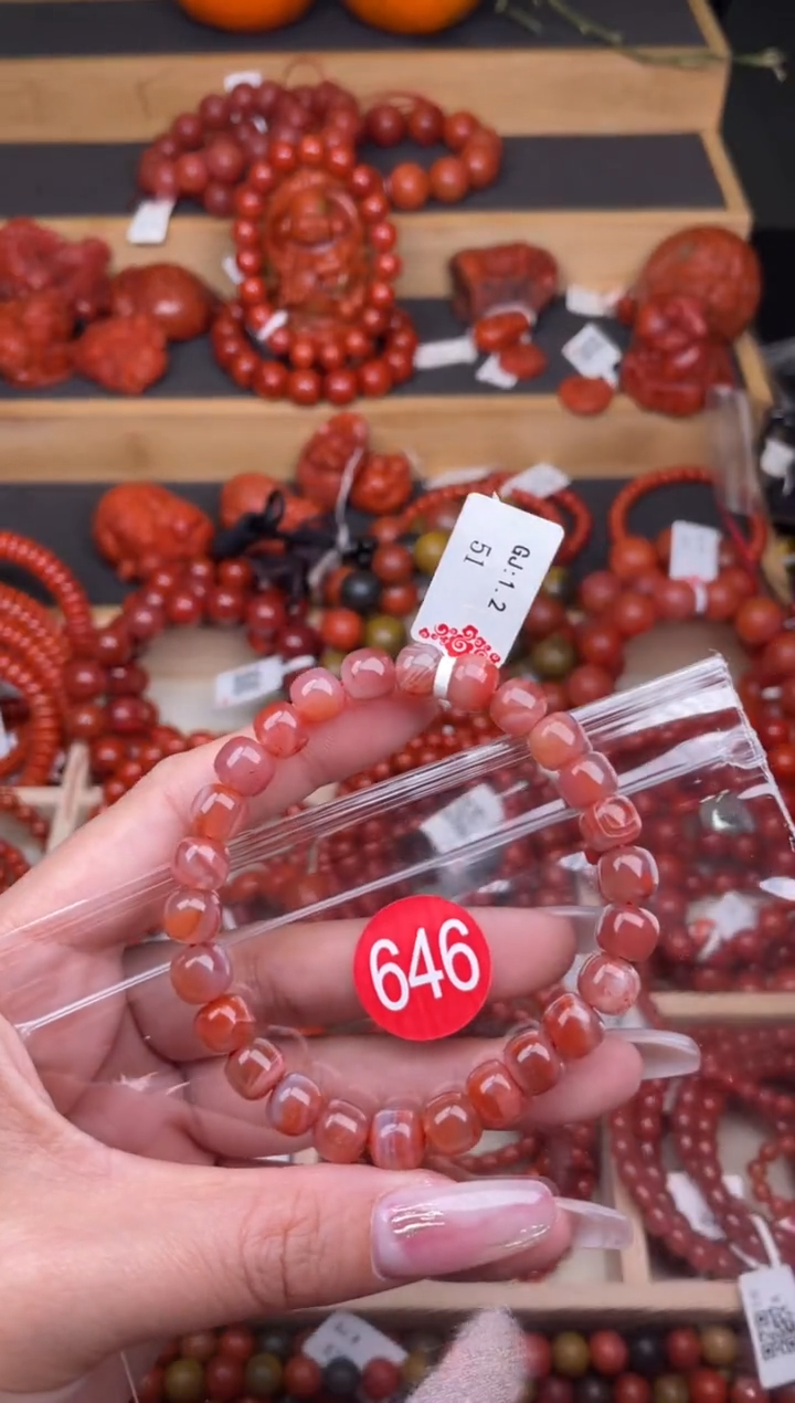 【闪购商品】南红玛瑙珠宝奇石未镶嵌646-8+