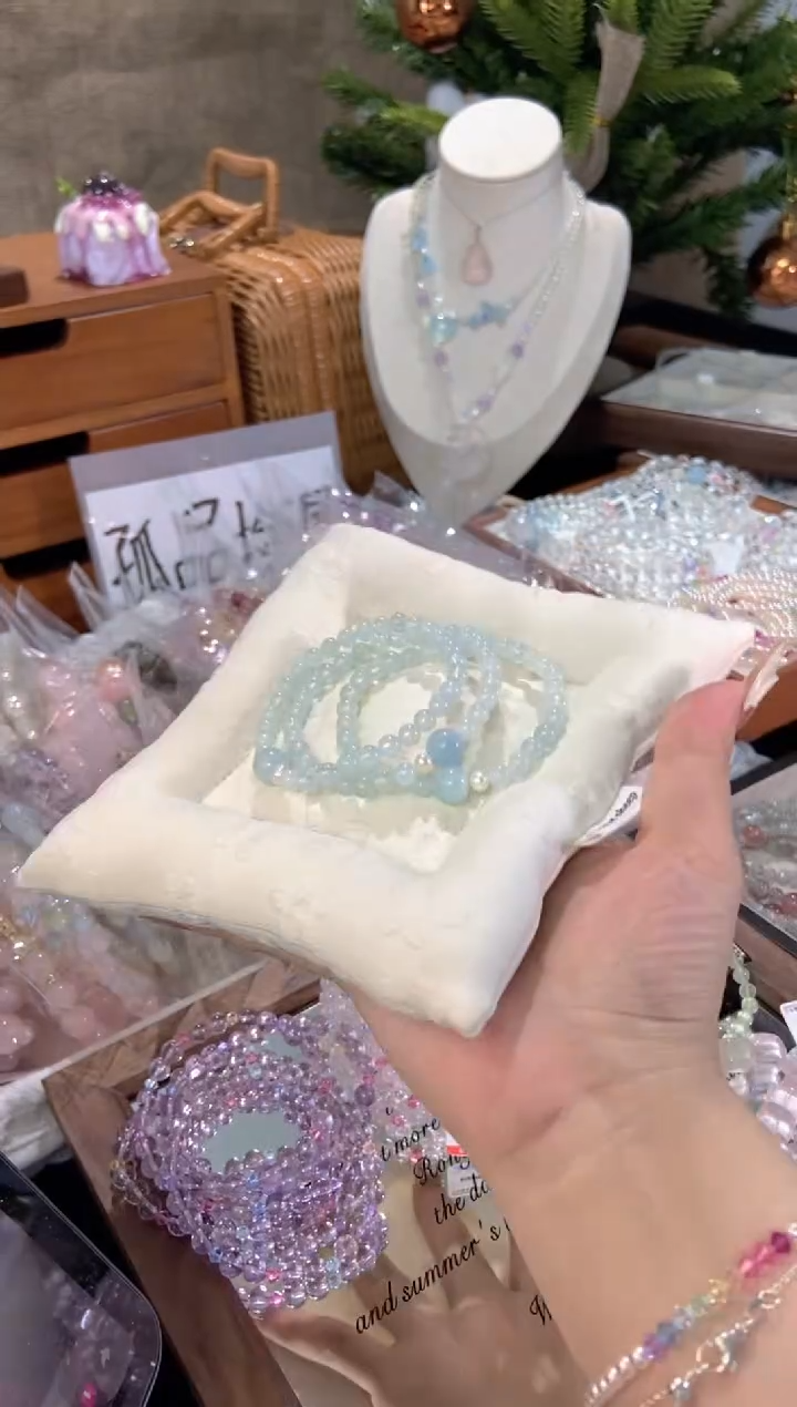 未镶嵌手串水晶孤品捡漏均匀瑕疵介意勿拍