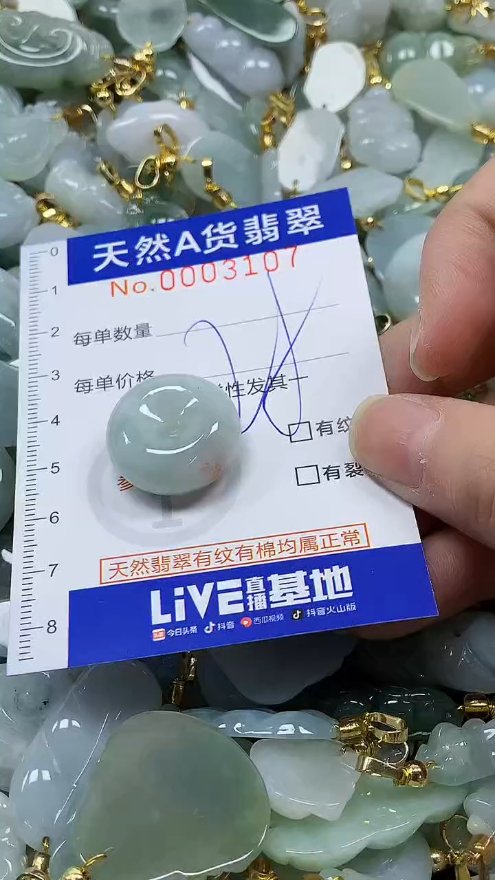 颈饰未镶嵌翡翠纯天然a货翡翠