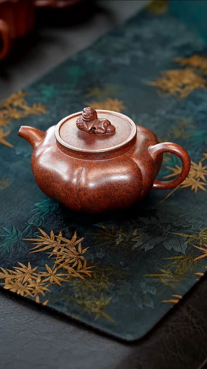 紫砂茶壶28紫砂壶天星泥送杯子