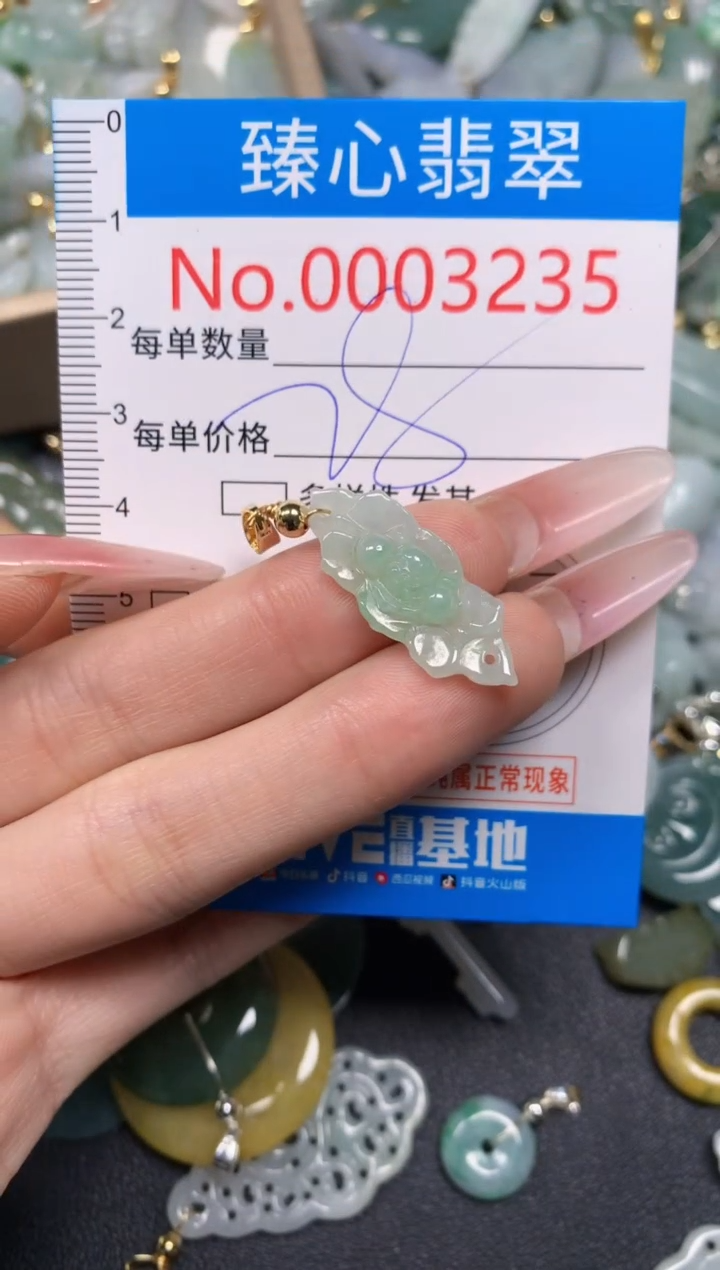 【闪购商品】翡翠颈饰未镶嵌含绳0003235