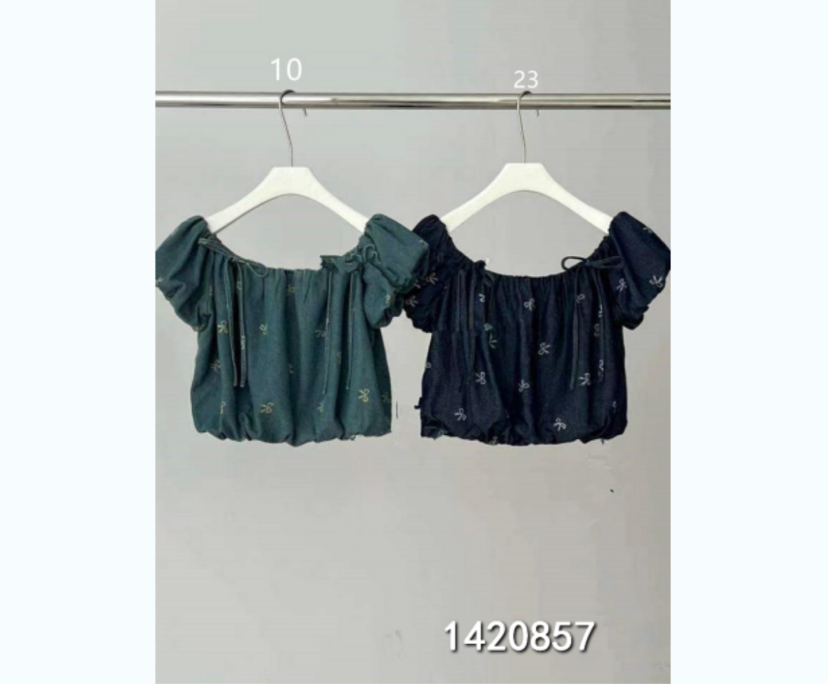 小妳XiaoNi———（夏款牛仔上衣1420857）