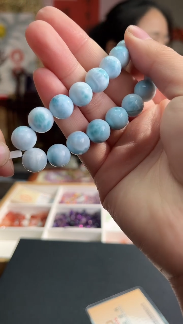 【闪购商品】针钠钙石（海纹石）手链未镶嵌23多样性发其一
