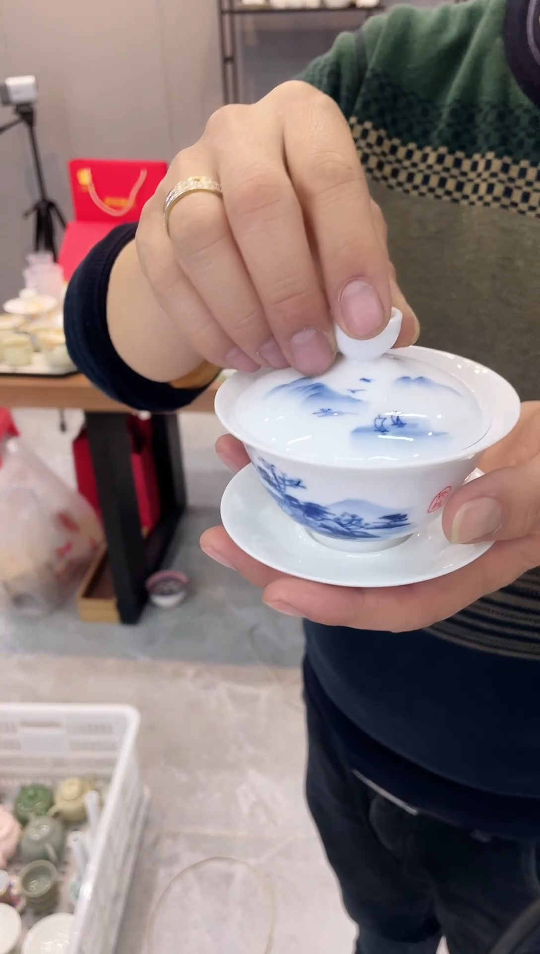 【闪购商品】【瓷心匠物】直播间福利专款山水盖碗