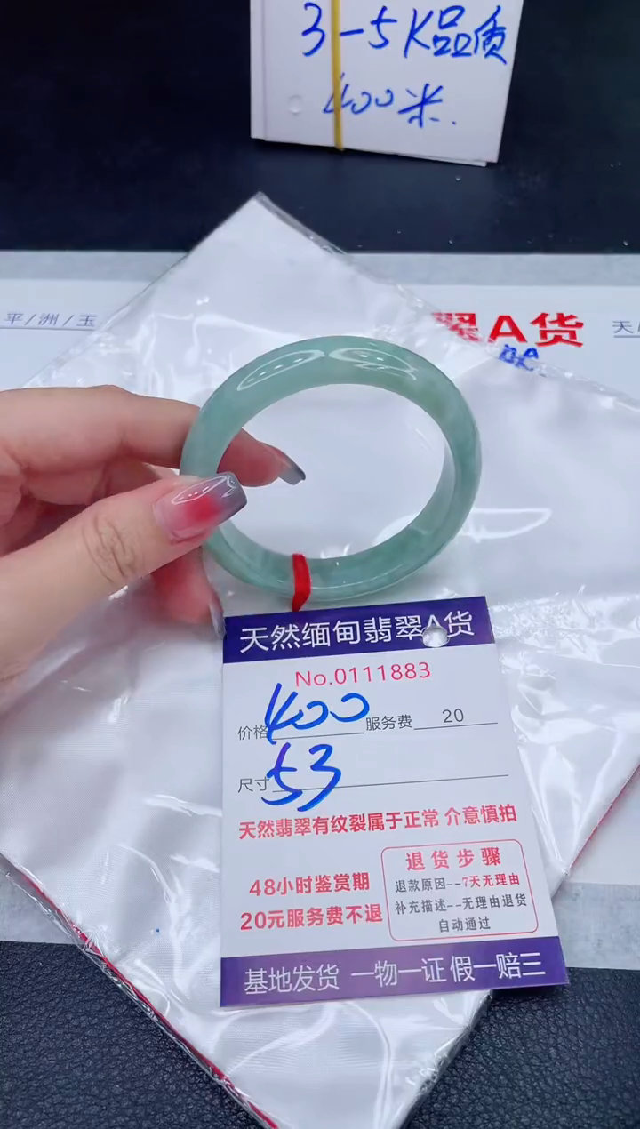 未镶嵌手镯翡翠400.00