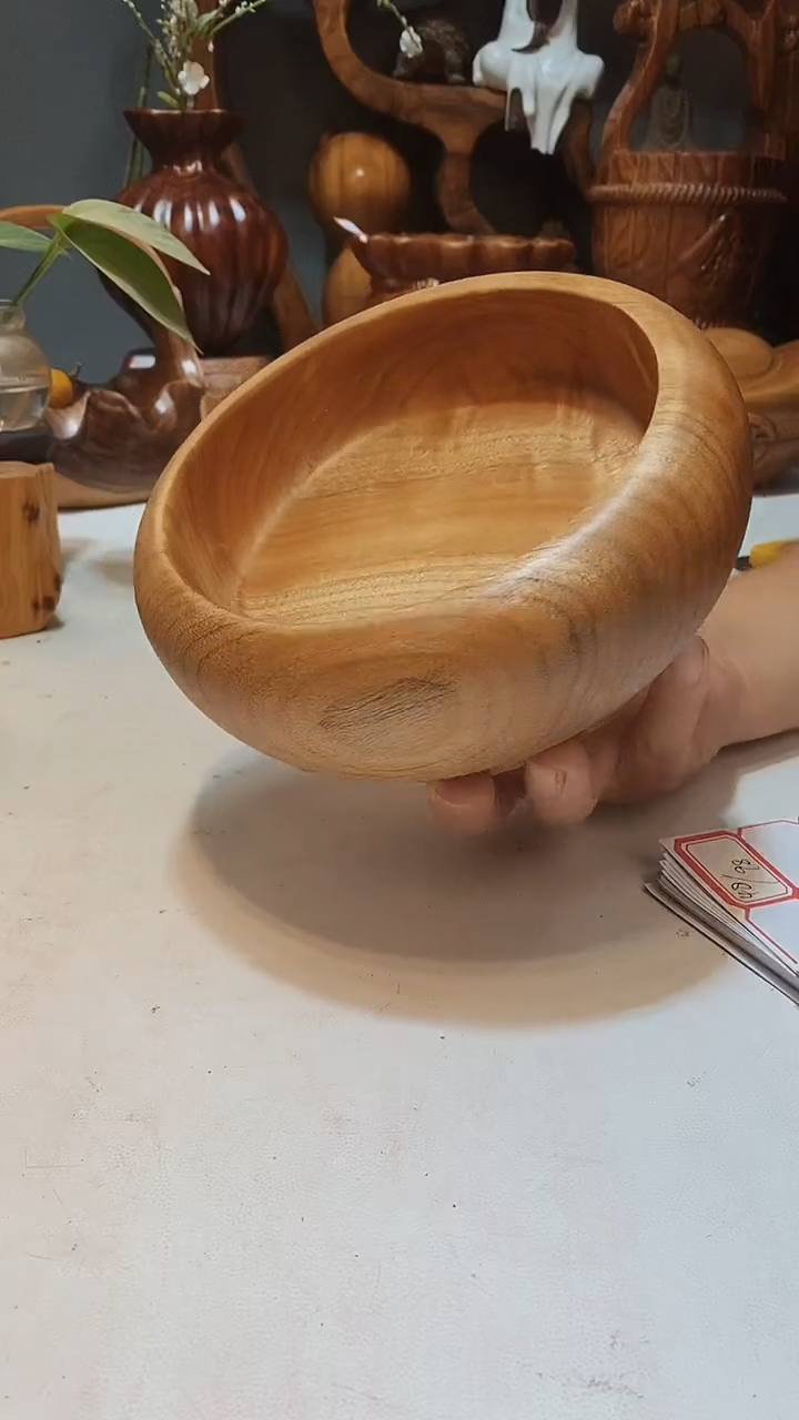 香樟木A10香樟圆钵/尺寸20*9
