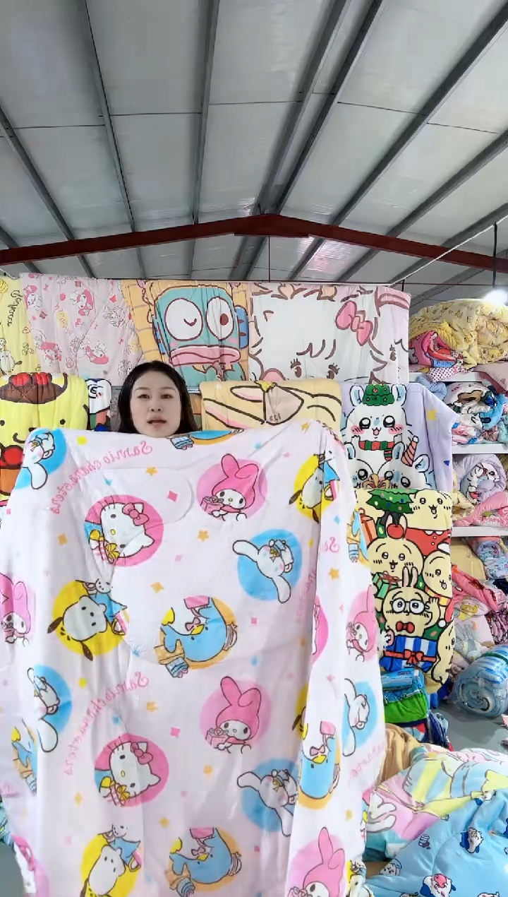 样品  200*230豆豆绒被  