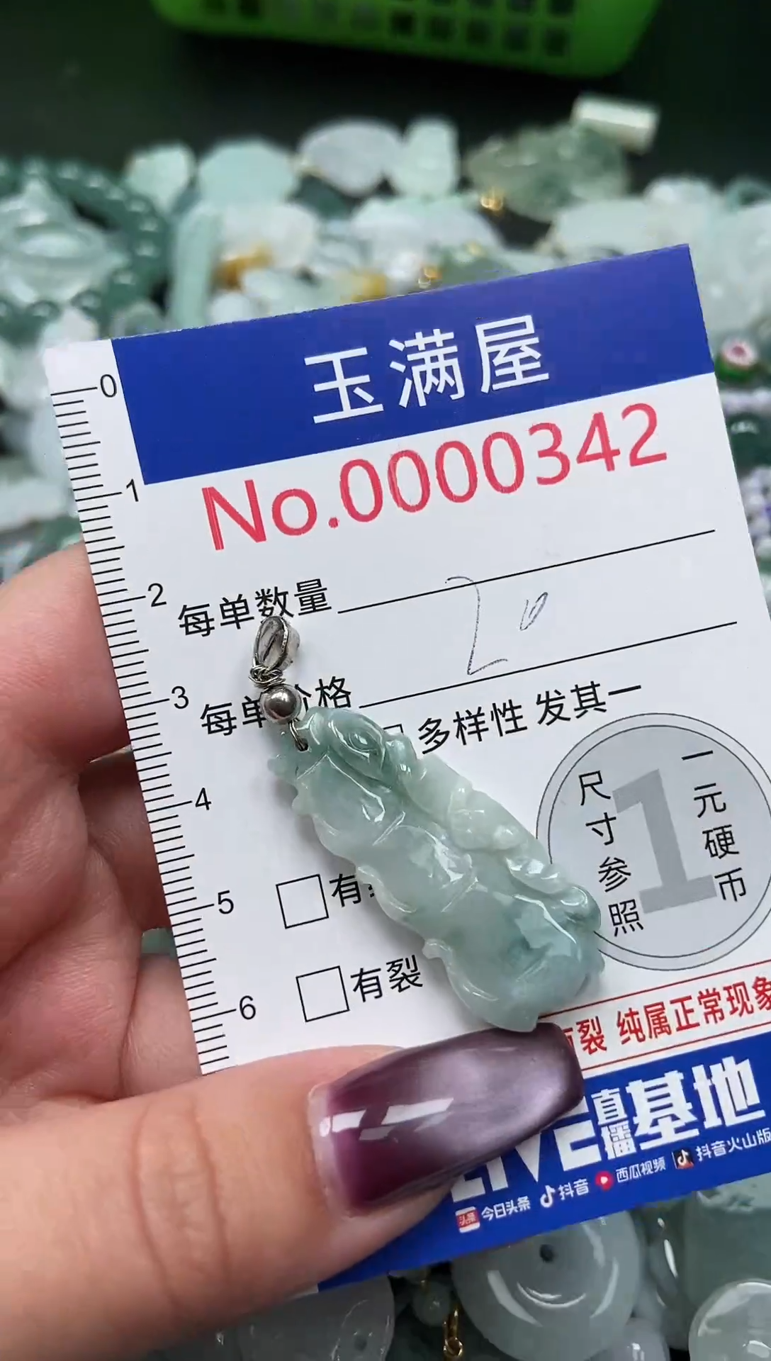 颈饰未镶嵌翡翠342
