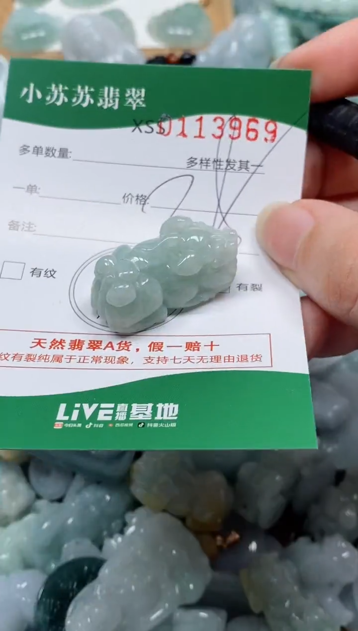 【闪购商品】翡翠未镶嵌颈饰闪购商品0113969