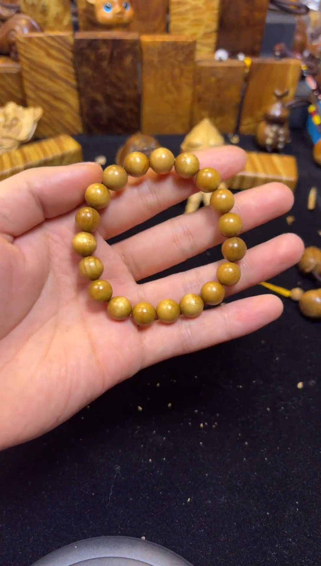 【闪购商品】楠木（金丝楠）其他1.0黄手串111