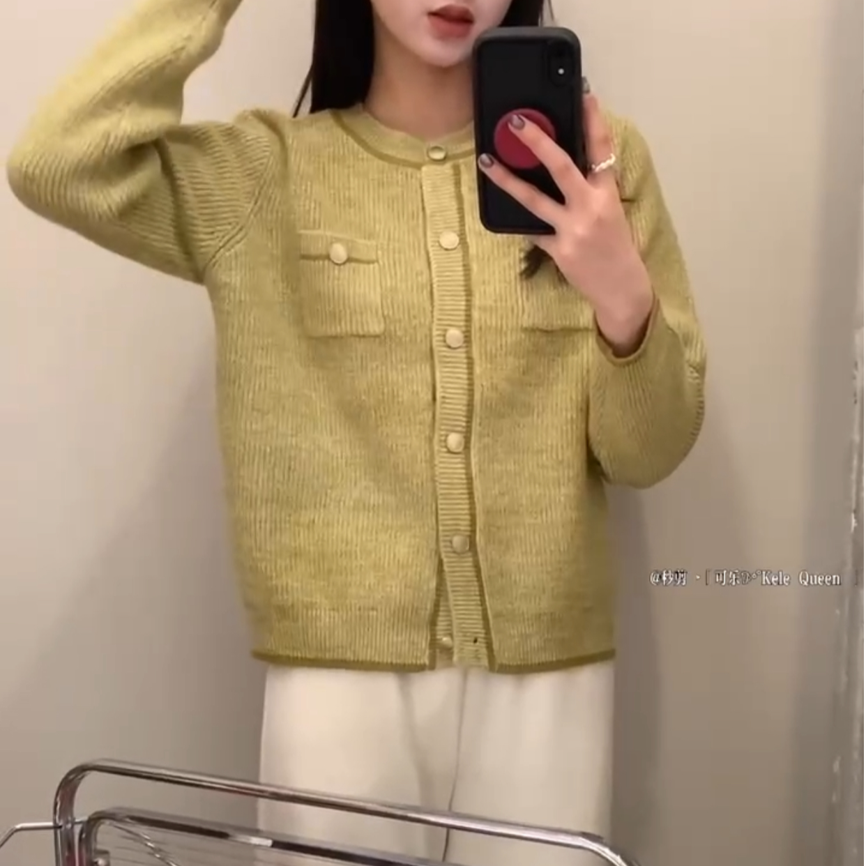 【 雨•美 推荐 】69506小香毛衣开衫毛衣