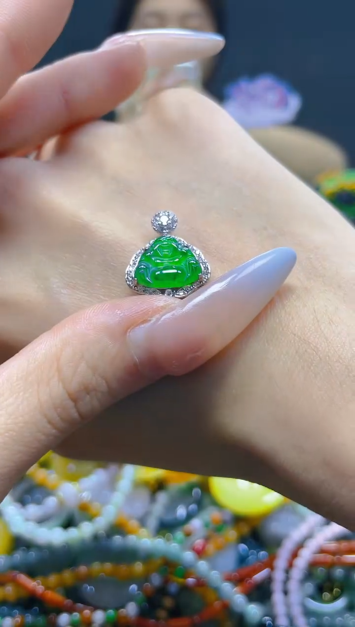 翡翠未镶嵌颈饰/C/翡翠A货，一件也是批发价