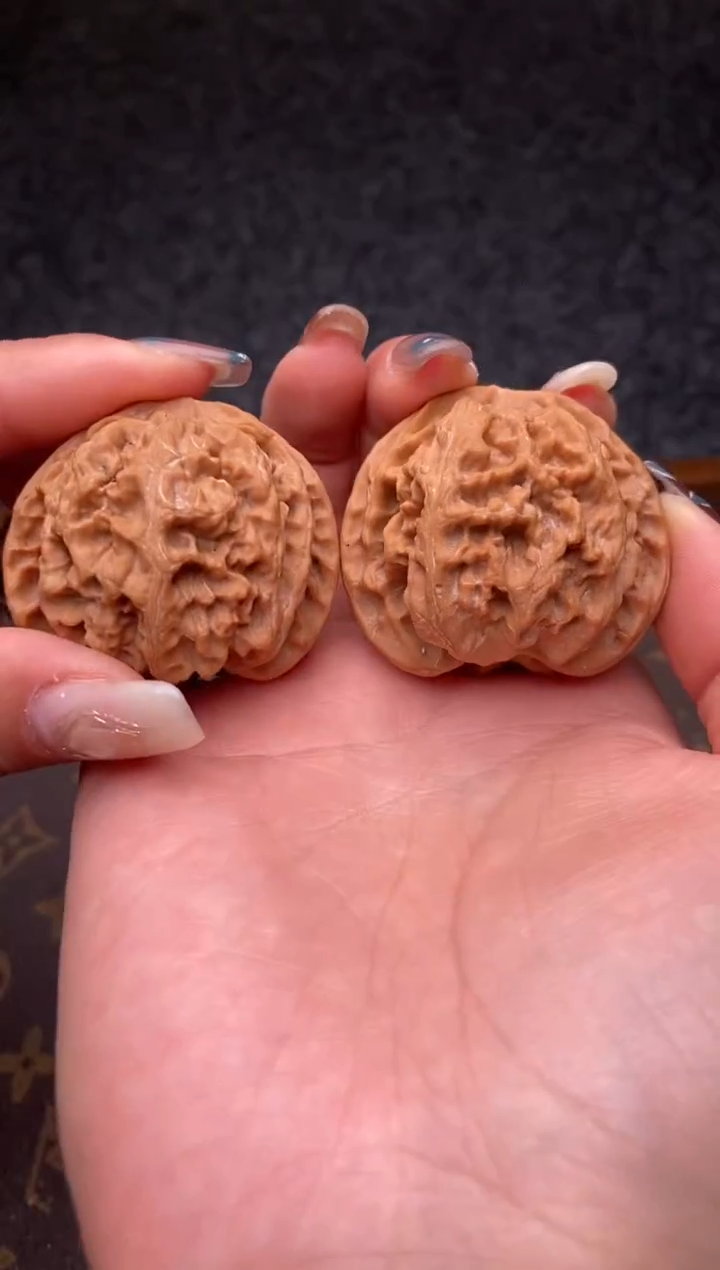 把件文玩核桃B188号43尺苹果园全品