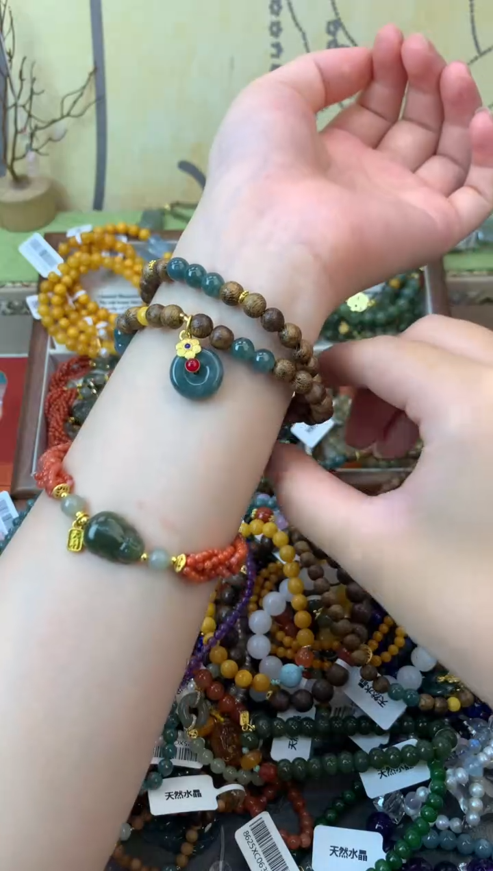 未镶嵌檀香木手串454