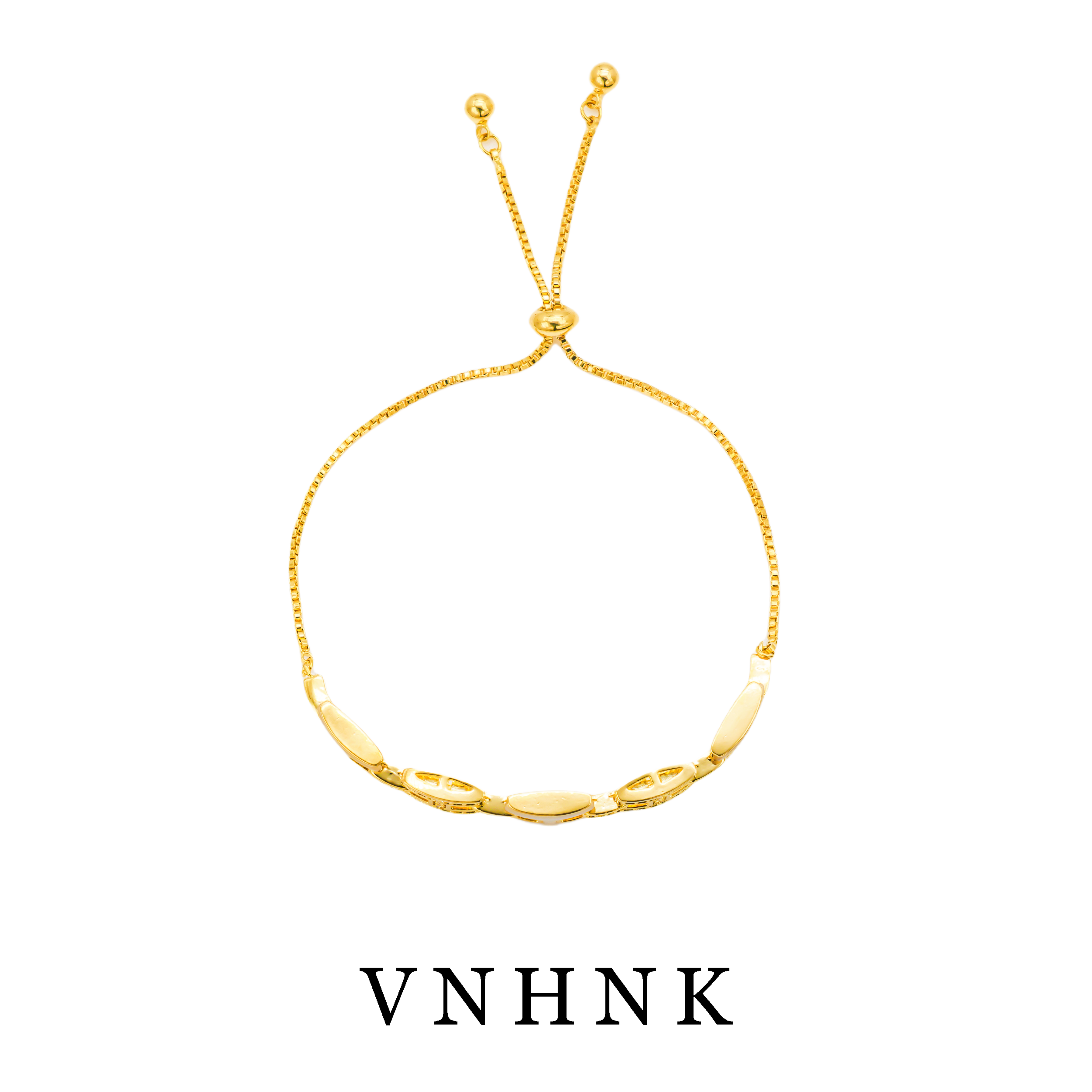 铜合金合成锆石手链 美可儿   T1063   金色百搭简约气质时尚手链