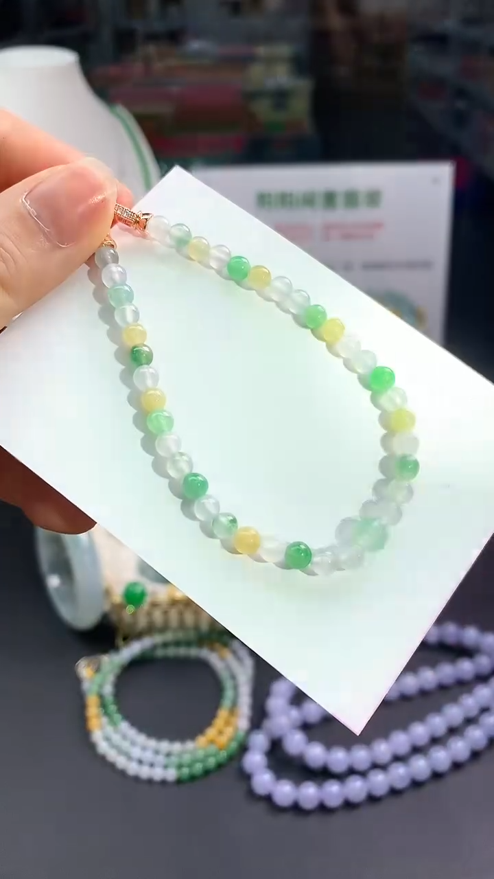 【闪购商品】翡翠颈饰未镶嵌翡翠手串|不退不换