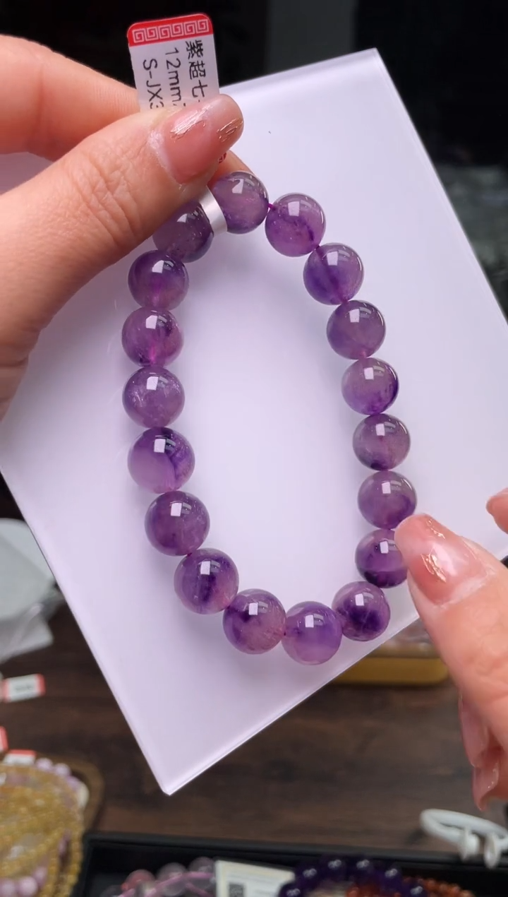 【闪购商品】水晶手链/633未镶嵌紫超