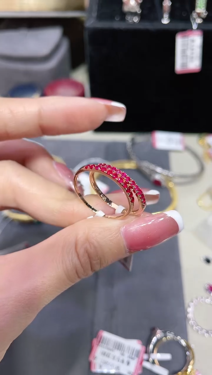 【闪购商品】红宝石戒指18K金镶嵌·多样性发其一