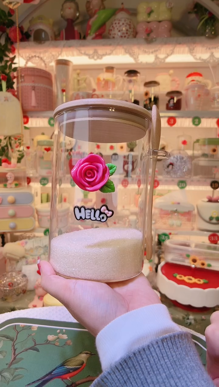 玫瑰花白糖罐—小家焕新必备！