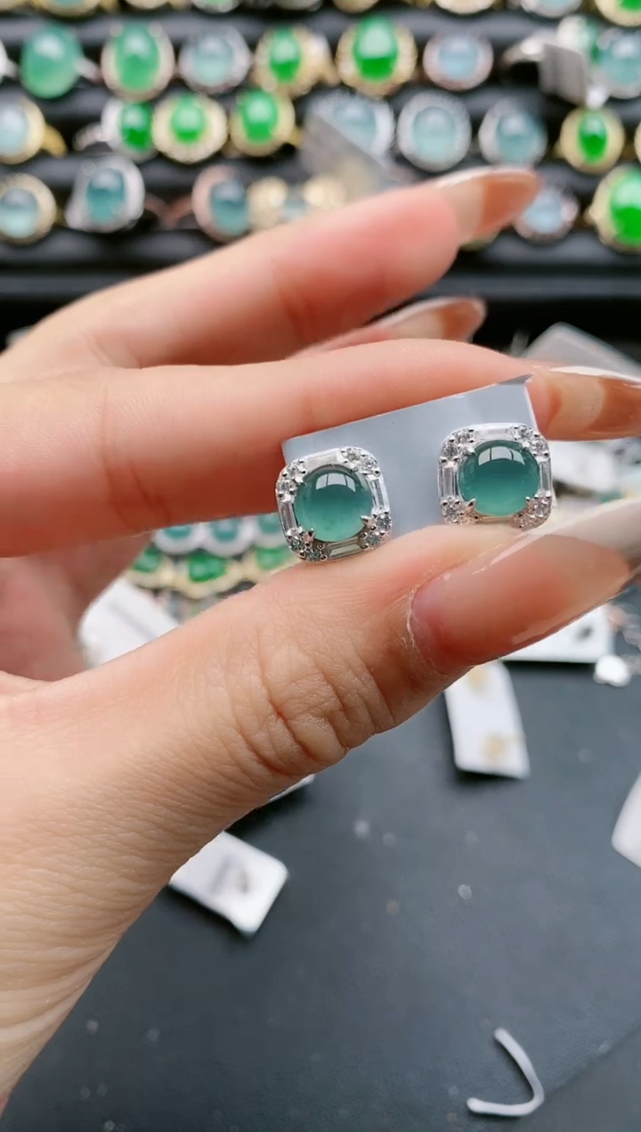 【闪购商品】翡翠戒指银S925镶嵌11111