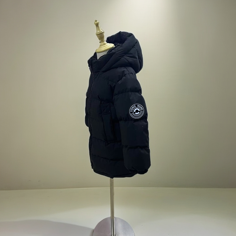 男女加厚外套冬装中长款新款保暖小童小宝宝外套洋气时髦D-005