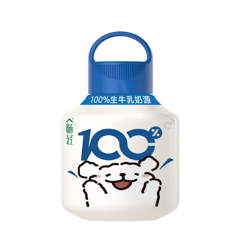 【线条小狗联名款】伊利畅轻原味风味发酵乳小奶壶400g/瓶