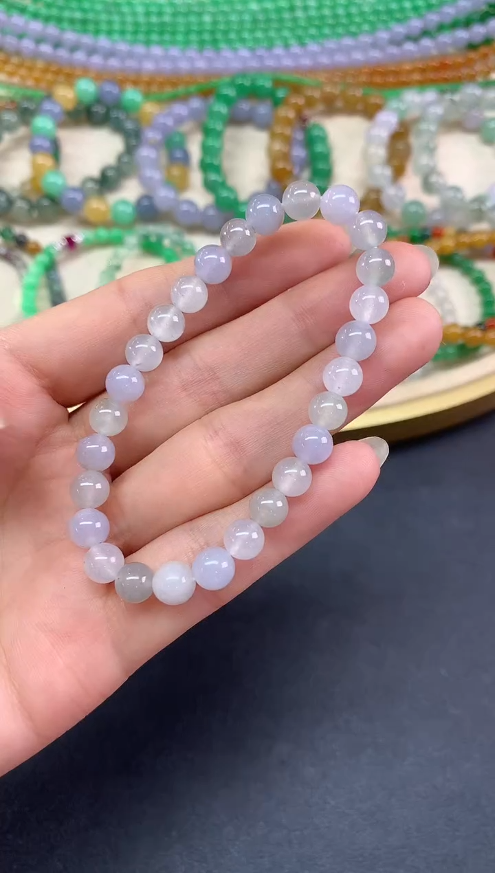 未镶嵌手串翡翠手串|598