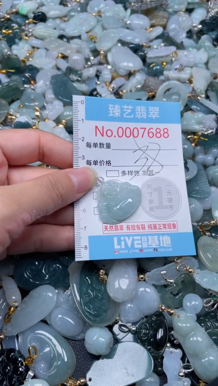 颈饰未镶嵌翡翠7688