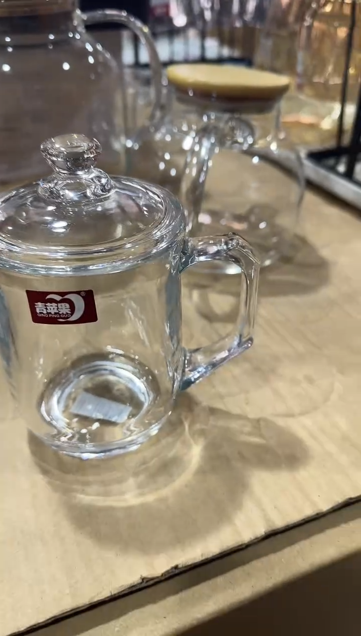 【闪购商品】水晶玻璃无盖款青苹果直播价