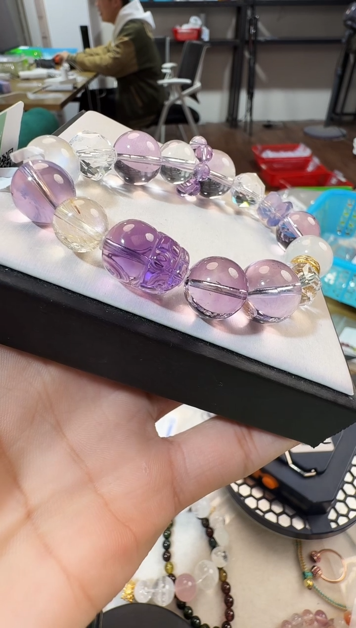 未镶嵌手链水晶晶0337 约10-15mm