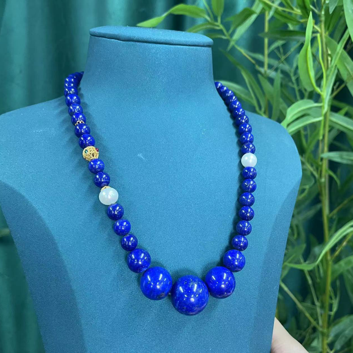 【老掌柜讲珠宝】青金石18K塔链 MLH22705