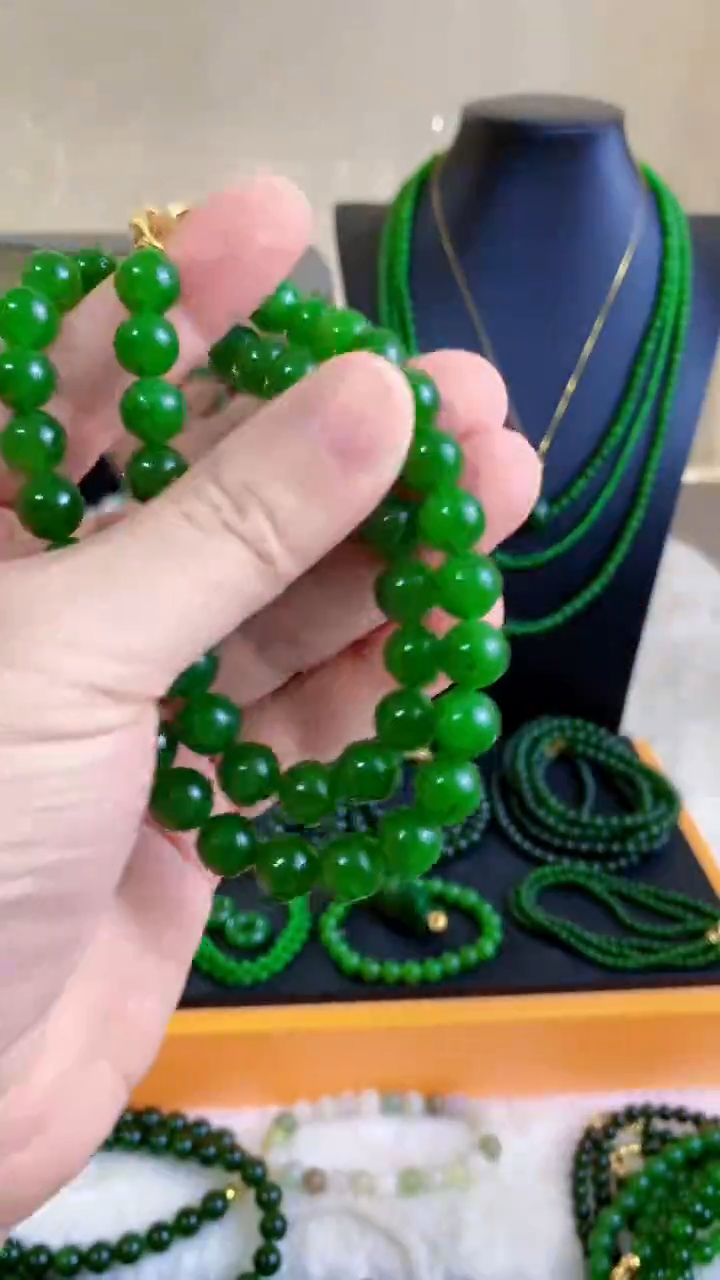 和田玉（碧玉）未镶嵌项链10