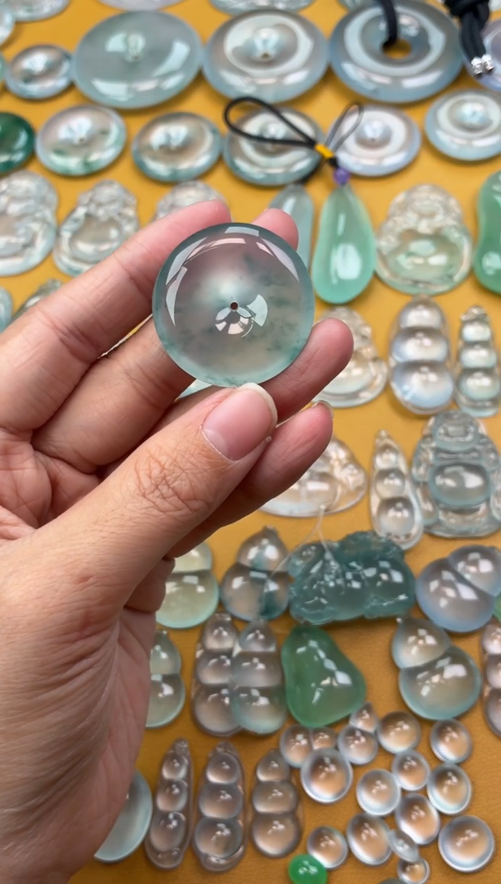 吊坠(不含链)未镶嵌翡翠37 平安扣 31.4 6.9