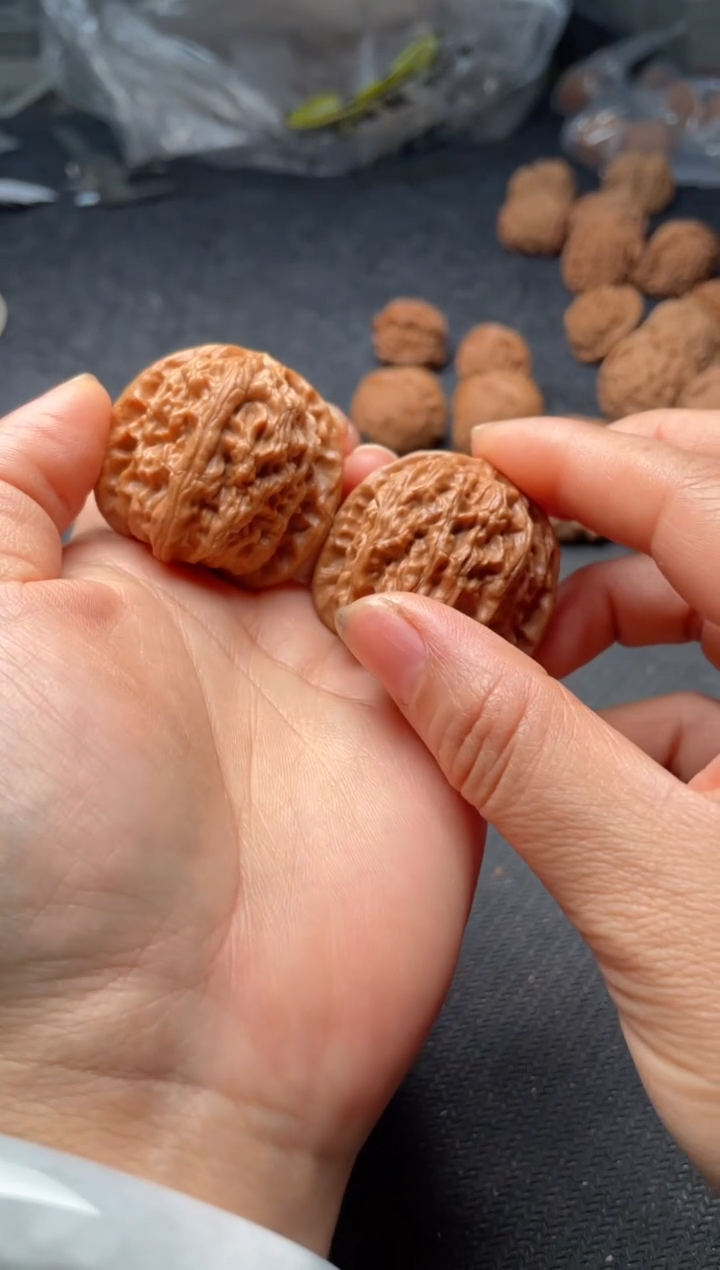 把件文玩核桃w146   白狮子40尺