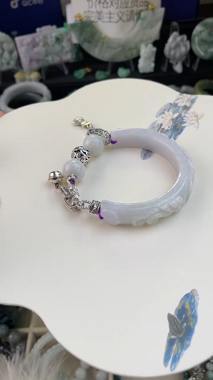 未镶嵌手链翡翠?****奶手工定制默认微瑕主播介绍为准