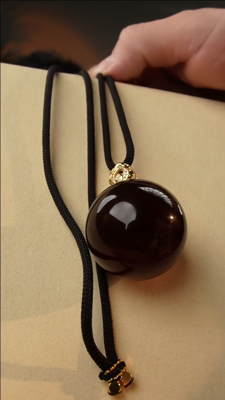 【闪购商品】琥珀颈饰未镶嵌34+紫蜜