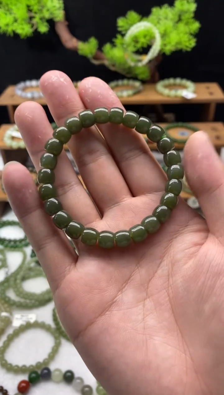 【闪购商品】和田玉手链未镶嵌卡8直切多样发1