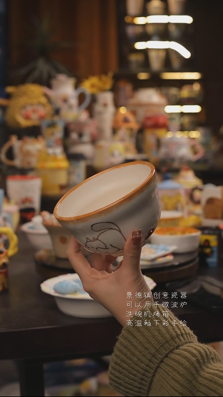 景德镇釉下彩绘设计师款式陶瓷