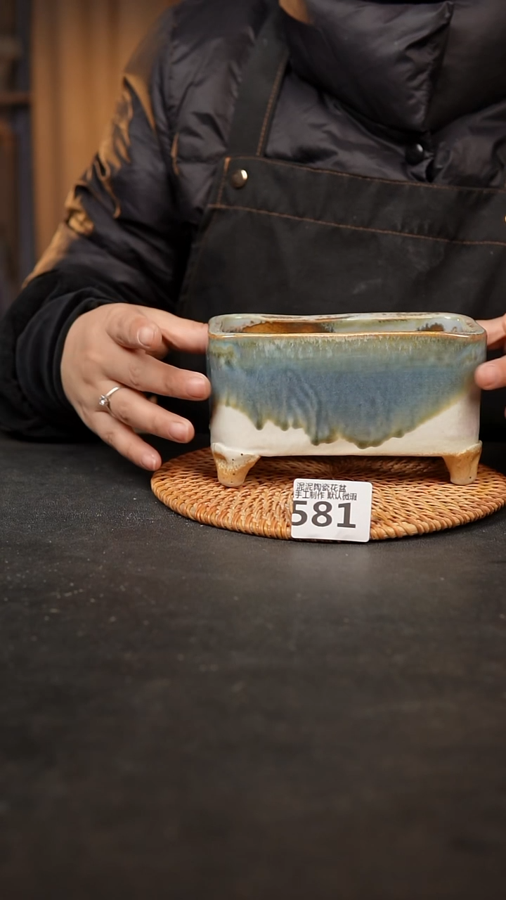【闪购商品】瓷片581森系大长方13*6.5高8