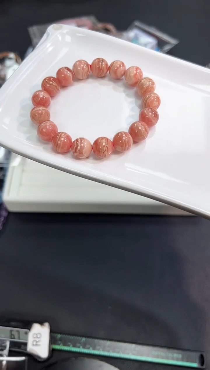 【闪购商品】菱锰矿（红纹石）手串未镶嵌64g多样性发其一/1条