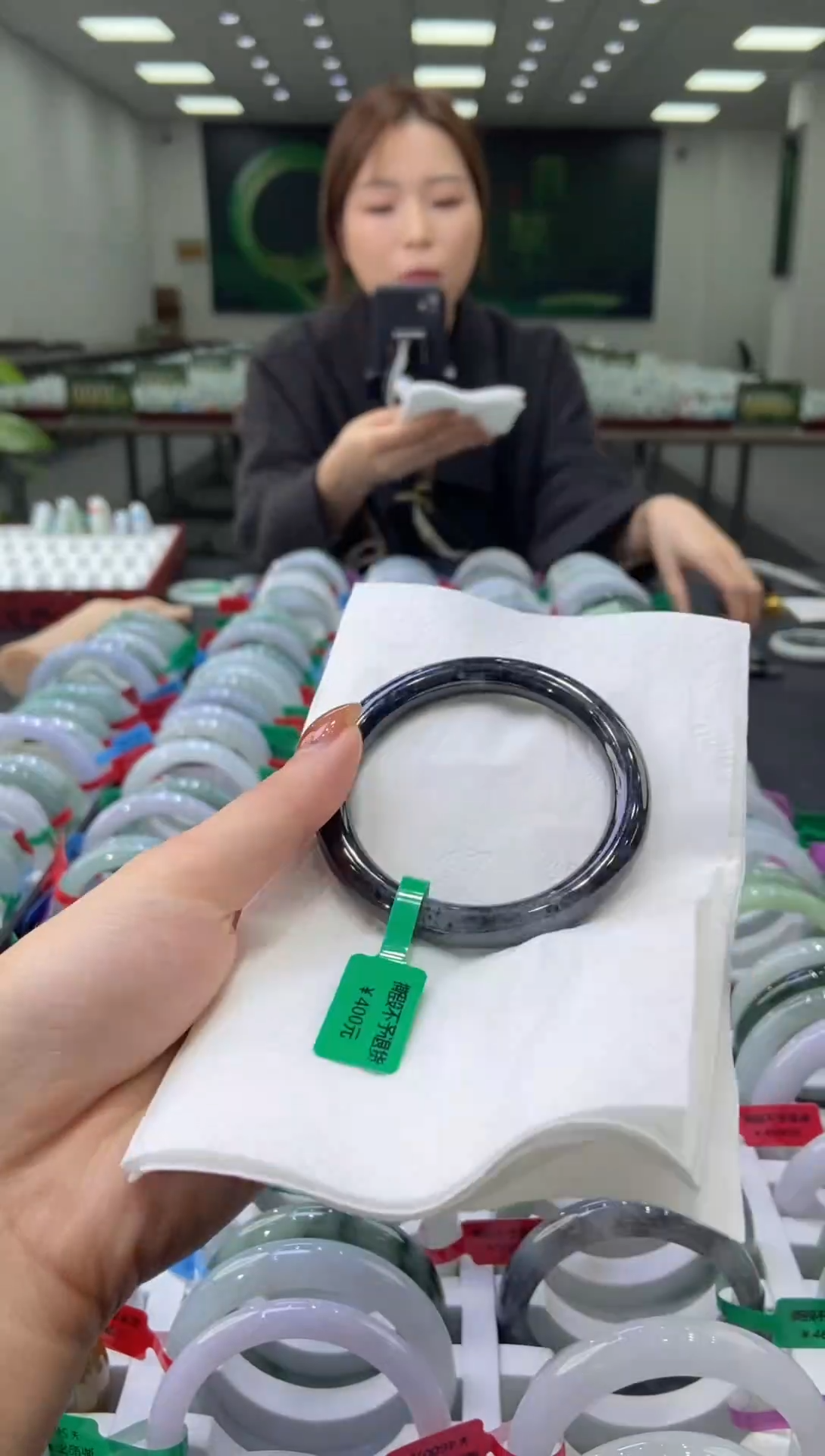 未镶嵌手镯翡翠0040631