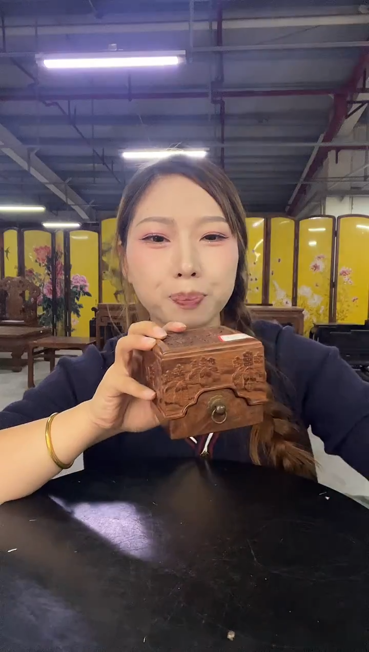 木风****2DZ1298MK-铜叶纹手表盒（拍）160392