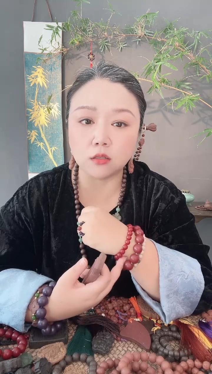 珠串【至尊红颜息肌芄1.0手串】古法合香