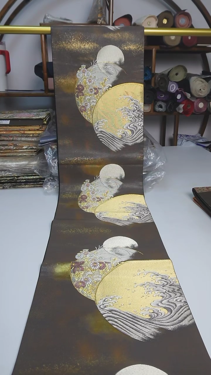 【闪购商品】织绣23西阵织六通山水